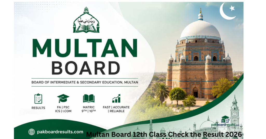 Multan Board 12th Class Check the Result 2026